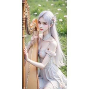 清纯诱人AI绘画国漫女神壁纸101p500M